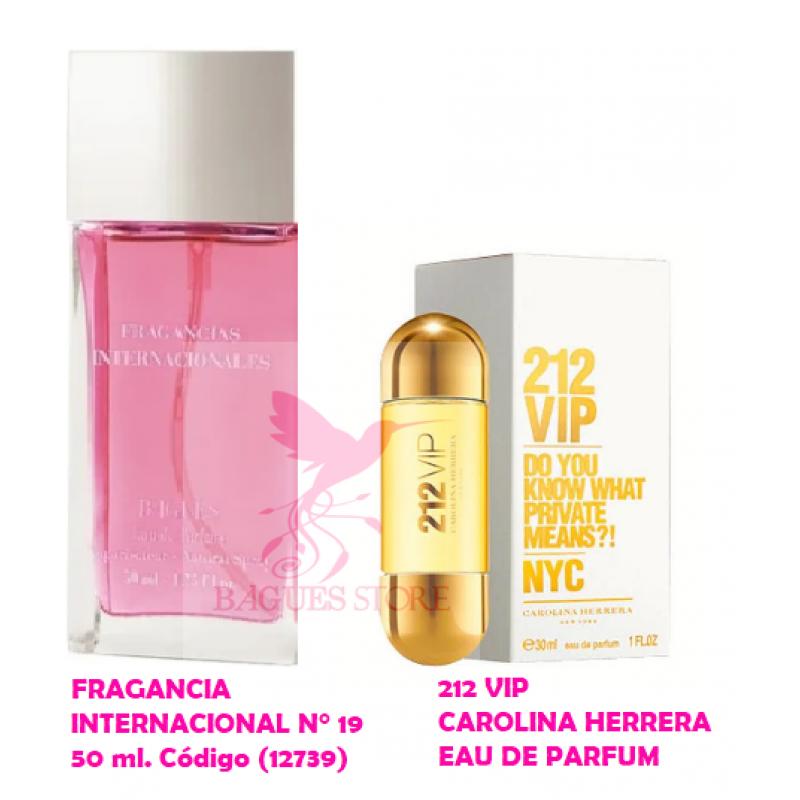 FRAGANCIA INTERNACIONAL N ° 19 REFERENCIA: CH 212 VIP