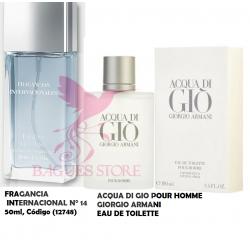 FRAGANCIA INTERNACIONAL N ° 14 REFERENCIA: ACQUA DI GIO GA