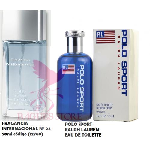 FRAGANCIA INTERNACIONAL N ° 22 REFERENCIA: POLO SPORT