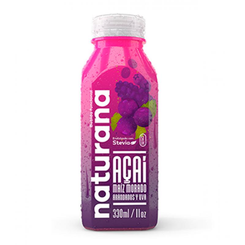 BEBIDA AÇAÍ - Maíz morado, arándanos y uvas (Six Pack)