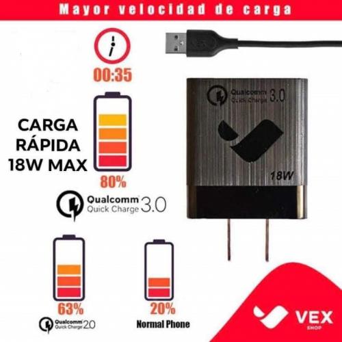 Cargador VEX carga rápida de Celulares