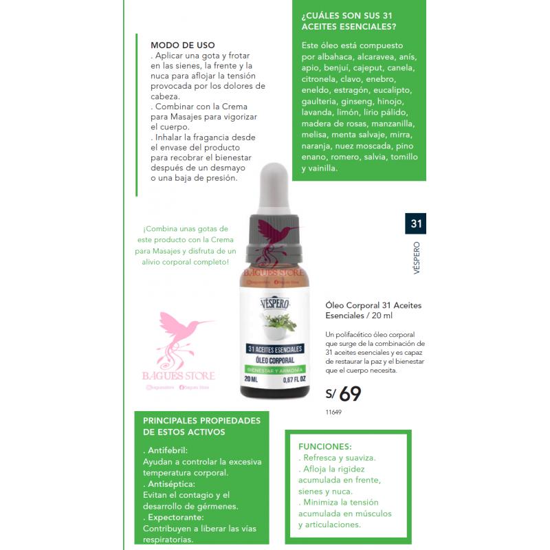 31 ACEITES ESENCIALES 20ml
